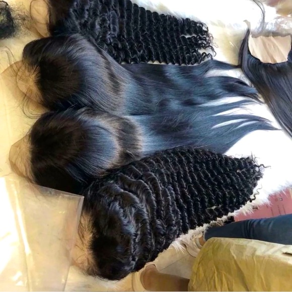 Luxurious Black Hair Extensions wigs human hair 100%